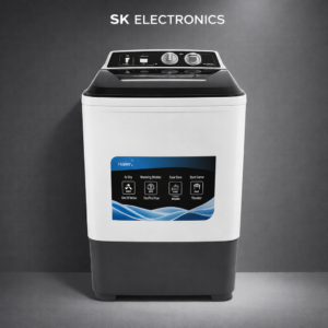 Haier 120-35FF 12kg semi automatic washing machine front view