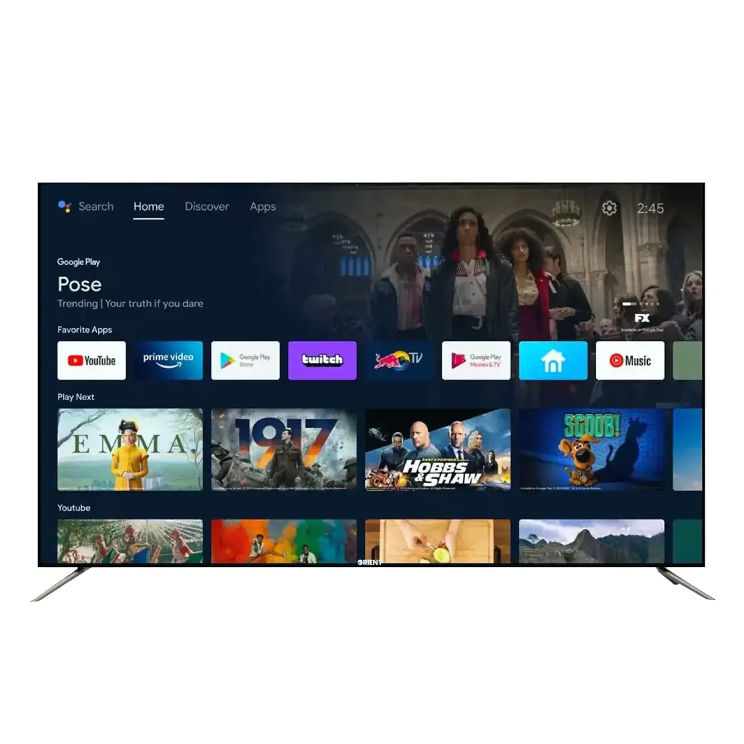 PEL 58″ LED Smart Google TV - 4K Ultra HD Bezel-less Google TV