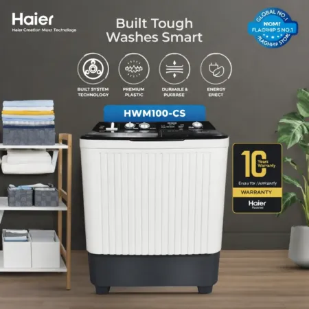 Haier 10 Kg Twin Tub Semi-Automatic Washing Machine
